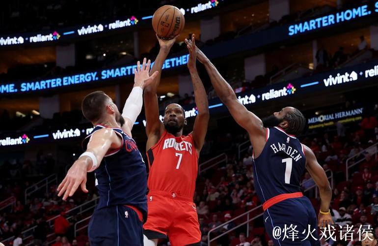 杜兰特16分申京22+15 哈登22+7火箭险胜快船